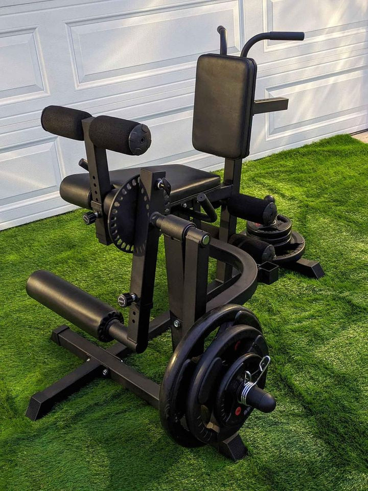 3-in-1 Leg Extension & Curl Machine – Adjustable Seated Hamstring and Quad Trainer for Home Gym & Rehab