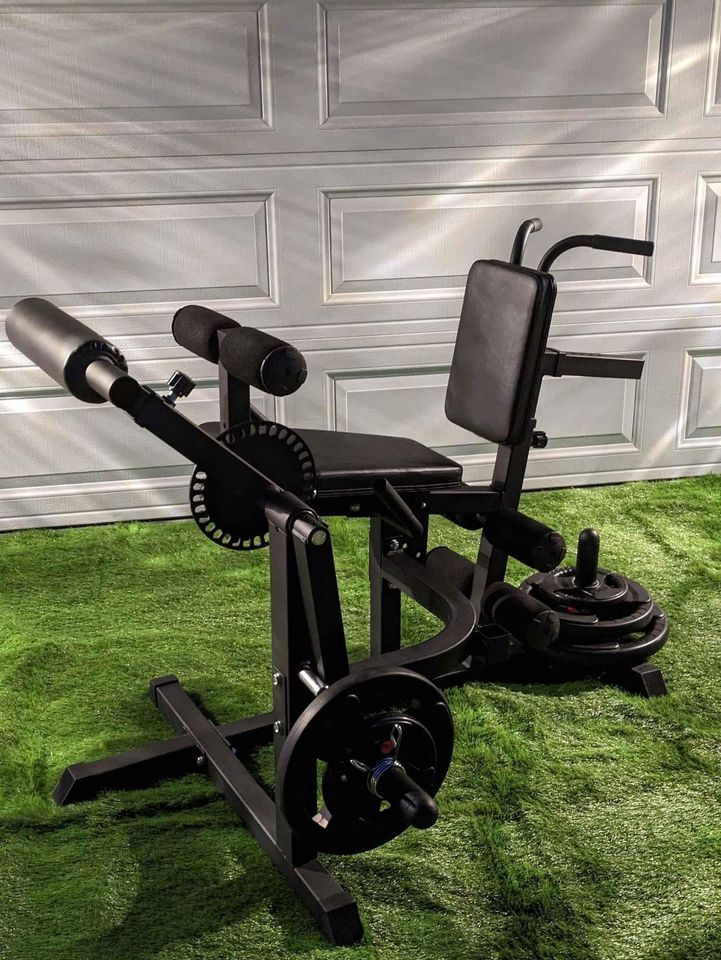 3-in-1 Leg Extension & Curl Machine – Adjustable Seated Hamstring and Quad Trainer for Home Gym & Rehab