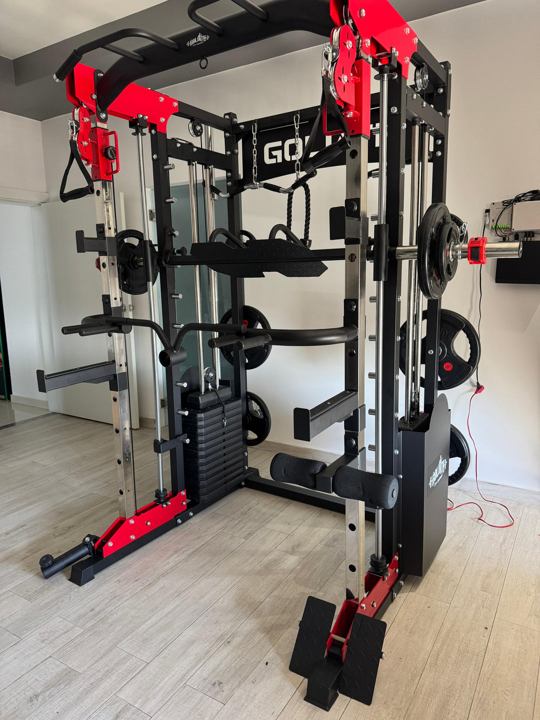 U-Pro Multifunctional Smith Machine – All-in-One Home Gym System with Squat Rack, Cable Crossover & More