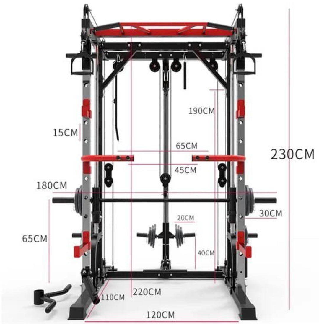 U-Machine All-In-One Smith Trainer – Home Gym Functional Smith machine Trainer & Cable System