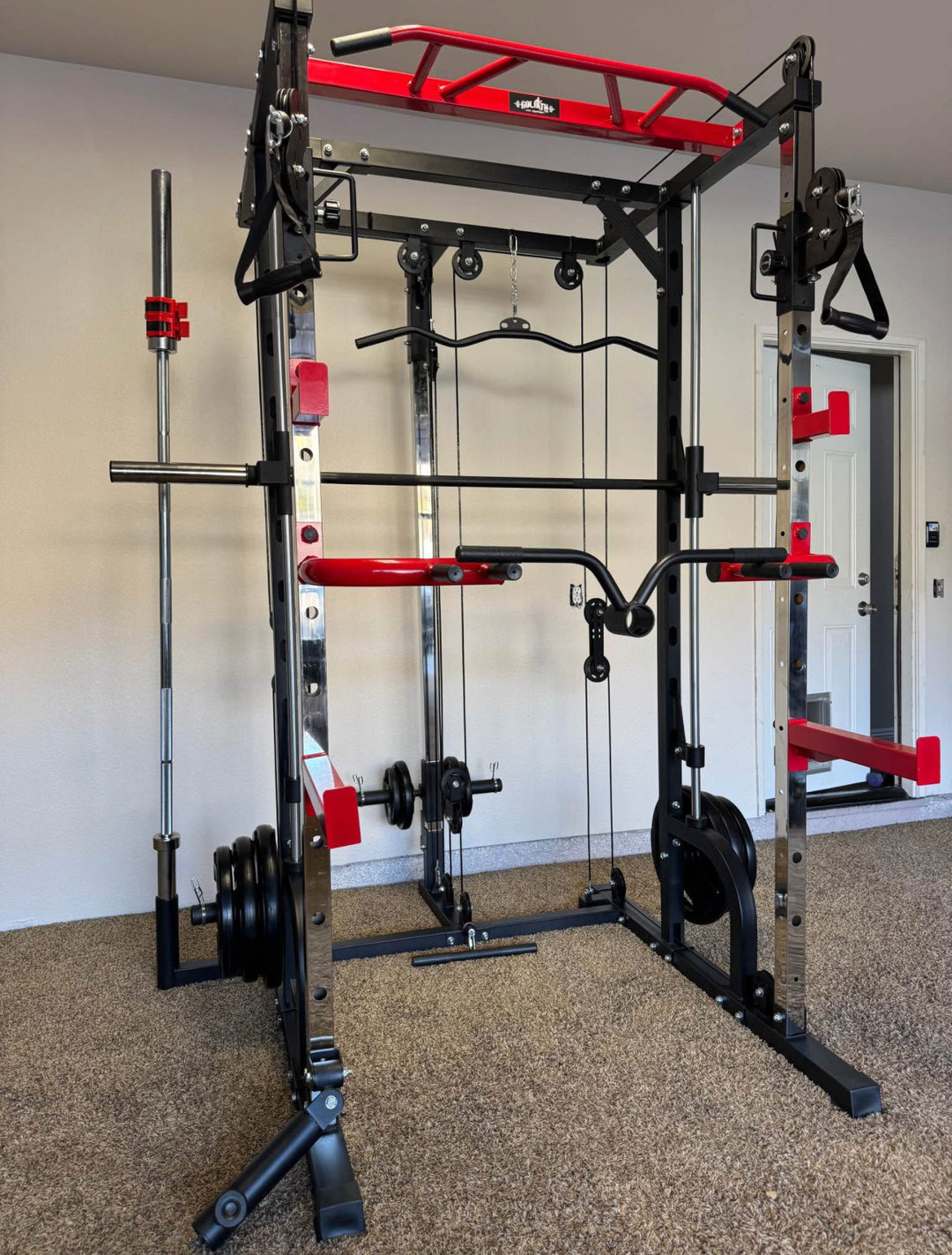 U-Machine All-In-One Smith Trainer – Home Gym Functional Smith machine Trainer & Cable System