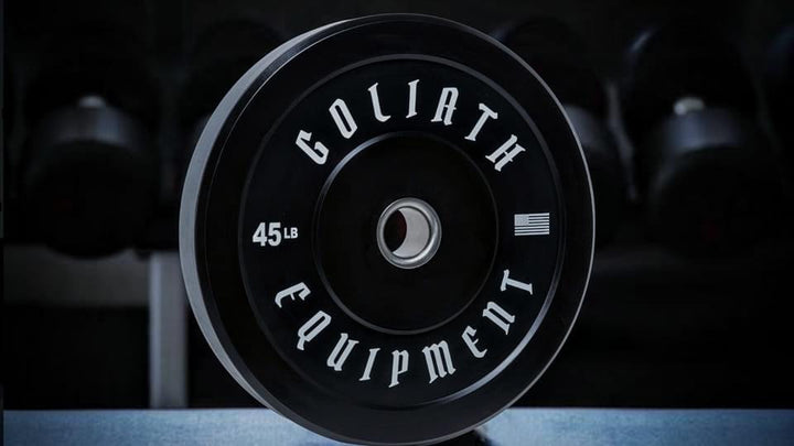 Commercial Bumper Plate Set – Full 260 lb Olympic Weight Set (10–45 lb)