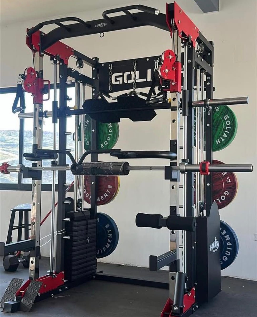 U-Pro Multifunctional Smith Machine – All-in-One Home Gym System with Squat Rack, Cable Crossover & More