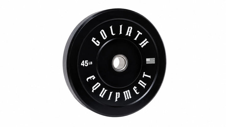 Commercial Bumper Plate Set – Full 260 lb Olympic Weight Set (10–45 lb)