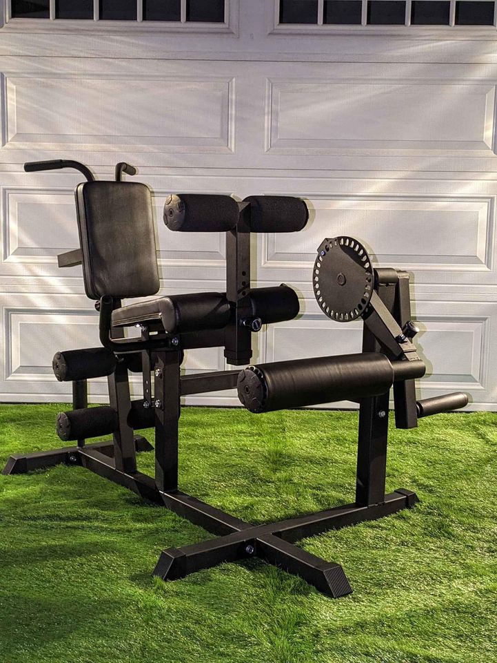 3-in-1 Leg Extension & Curl Machine – Adjustable Seated Hamstring and Quad Trainer for Home Gym & Rehab