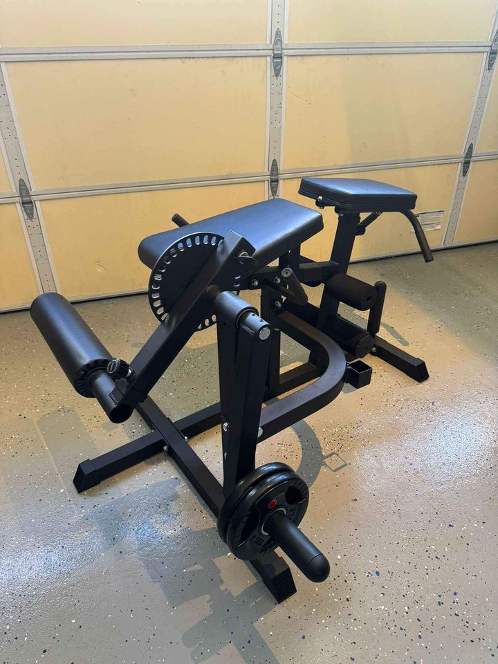3-in-1 Leg Extension & Curl Machine – Adjustable Seated Hamstring and Quad Trainer for Home Gym & Rehab